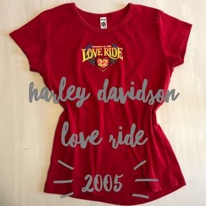 Harley Davidson Love Ride 2005 T-Shirt